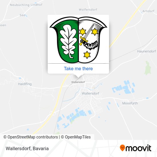 Wallersdorf map