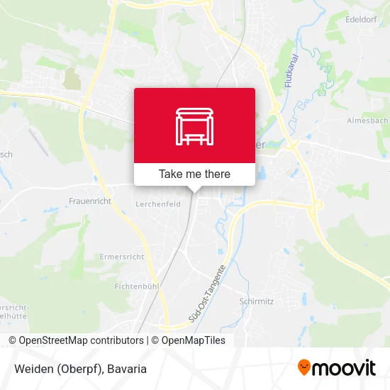Карта Weiden (Oberpf)