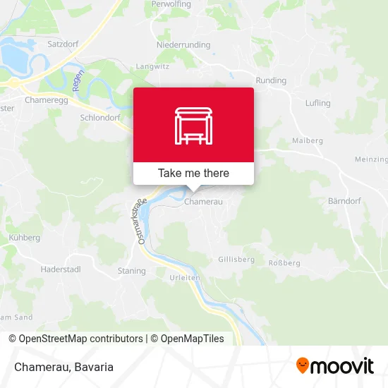 Chamerau map