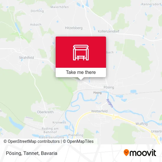Карта Pösing, Tannet