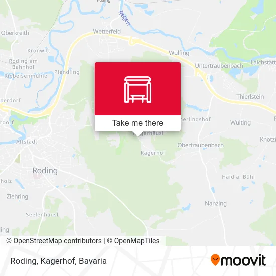 Карта Roding, Kagerhof