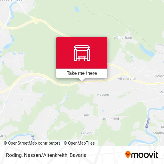 Карта Roding, Nassen/Altenkreith