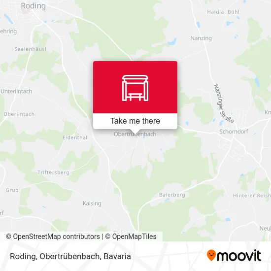 Карта Roding, Obertrübenbach