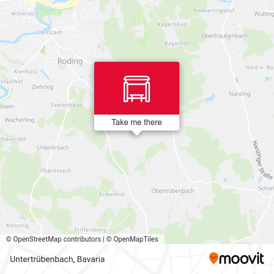 Карта Untertrübenbach