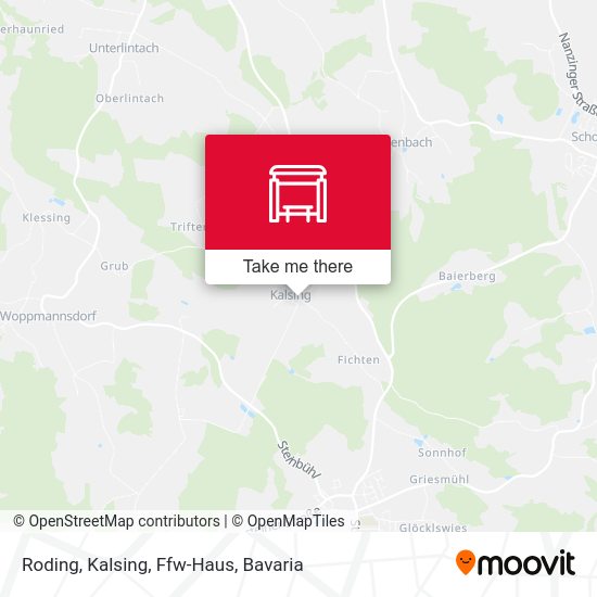 Roding, Kalsing, Ffw-Haus map