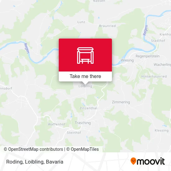 Карта Roding, Loibling