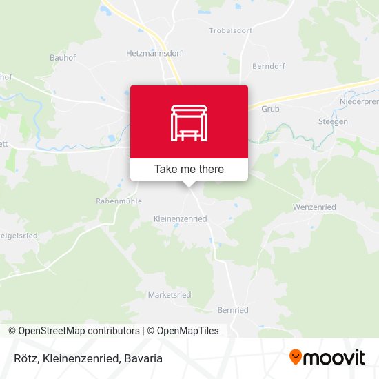 Rötz, Kleinenzenried map