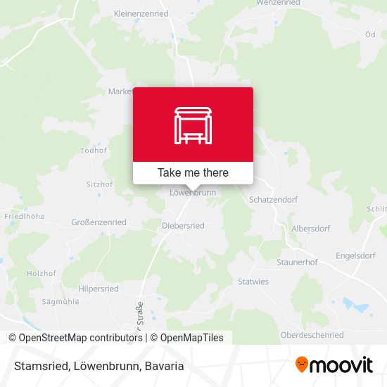 Stamsried, Löwenbrunn map