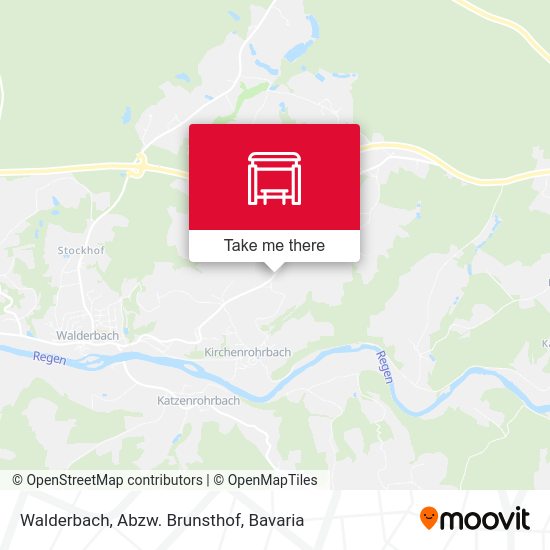 Walderbach, Abzw. Brunsthof map