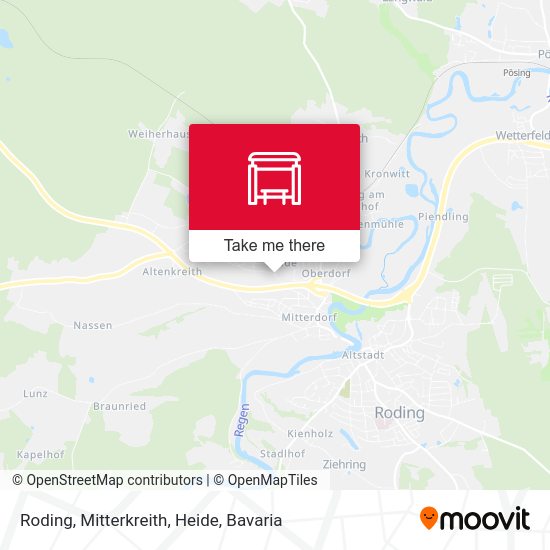 Roding, Mitterkreith, Heide map