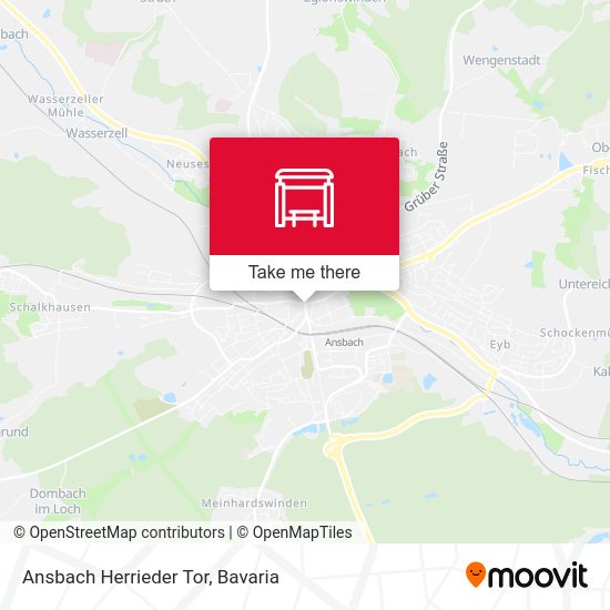 Ansbach Herrieder Tor map