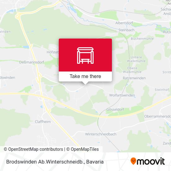Brodswinden Ab.Winterschneidb. map