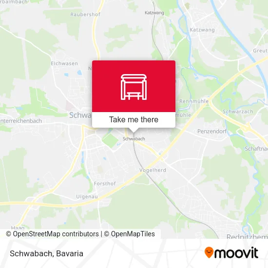 Карта Schwabach