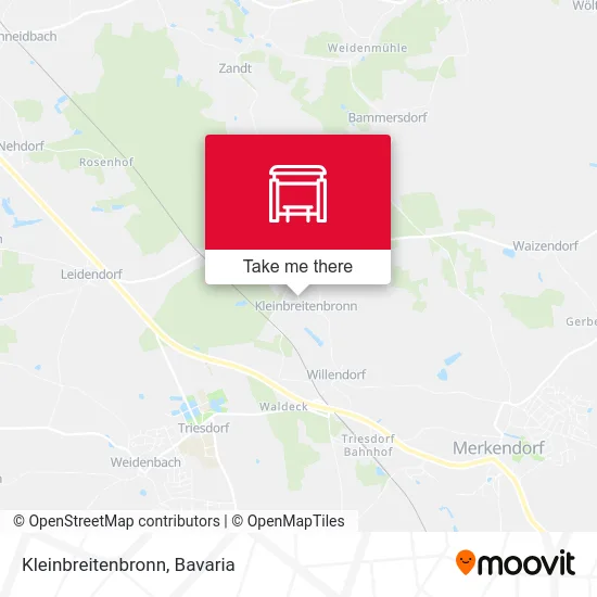 Карта Kleinbreitenbronn
