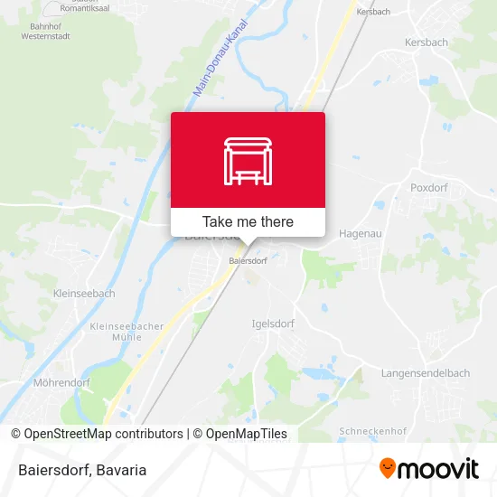 Baiersdorf map