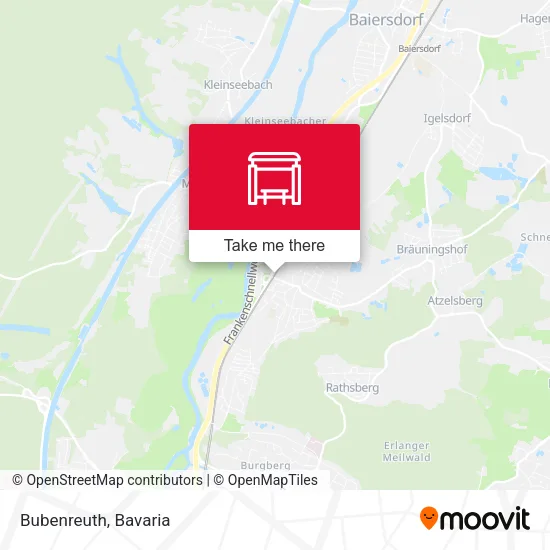 Карта Bubenreuth