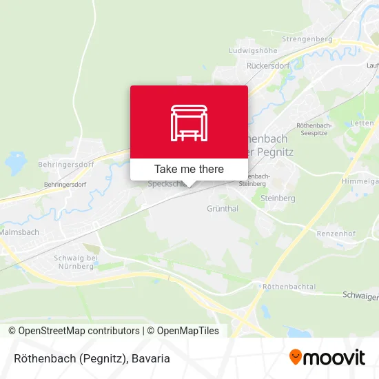 Карта Röthenbach (Pegnitz)