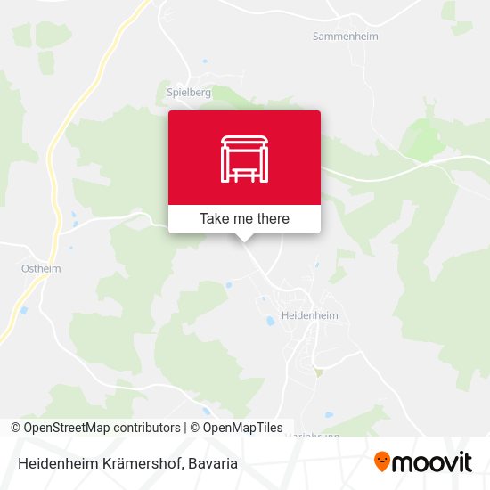 Heidenheim Krämershof map