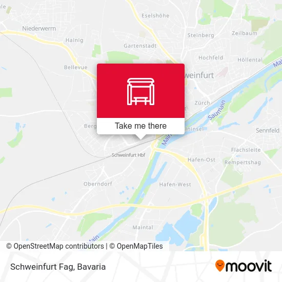 Карта Schweinfurt Fag
