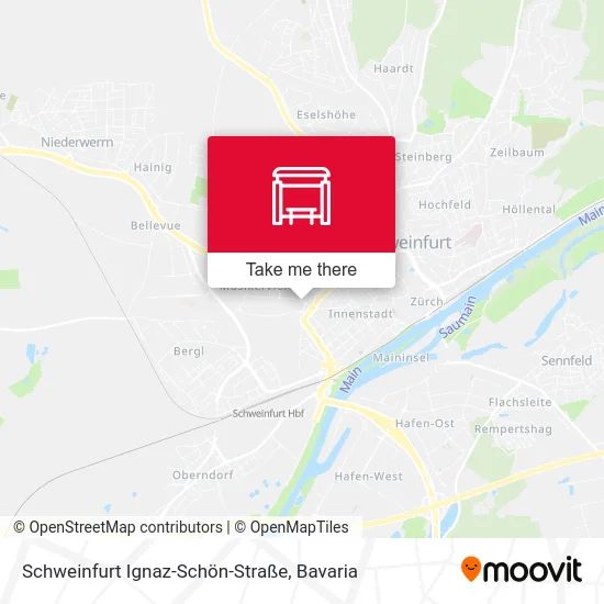 Карта Schweinfurt Ignaz-Schön-Straße