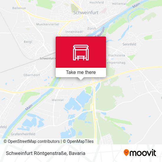 Schweinfurt Röntgenstraße map