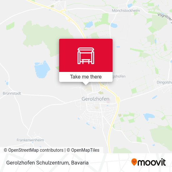 Gerolzhofen Schulzentrum map