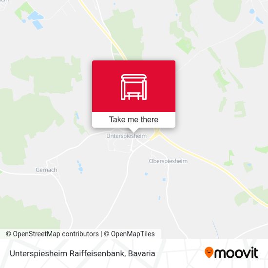 Unterspiesheim Raiffeisenbank map