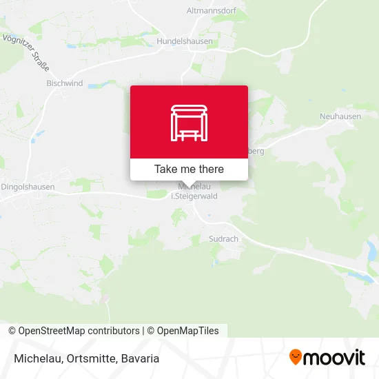 Карта Michelau, Ortsmitte