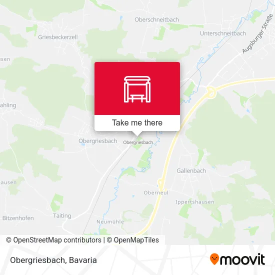 Карта Obergriesbach