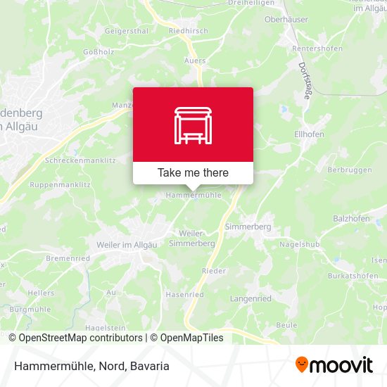 Hammermühle, Nord map