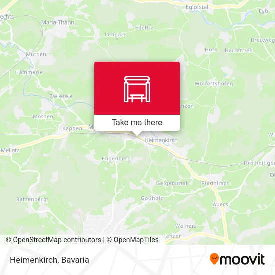 Карта Heimenkirch