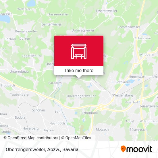 Oberrengersweiler, Abzw. map