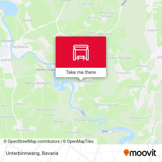 Карта Unterbinnwang