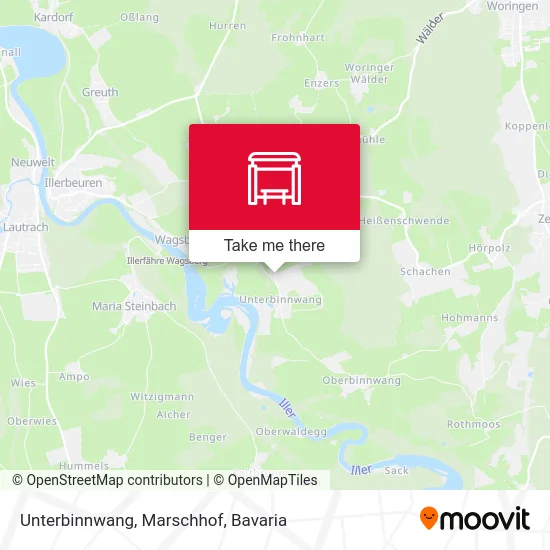 Карта Unterbinnwang, Marschhof
