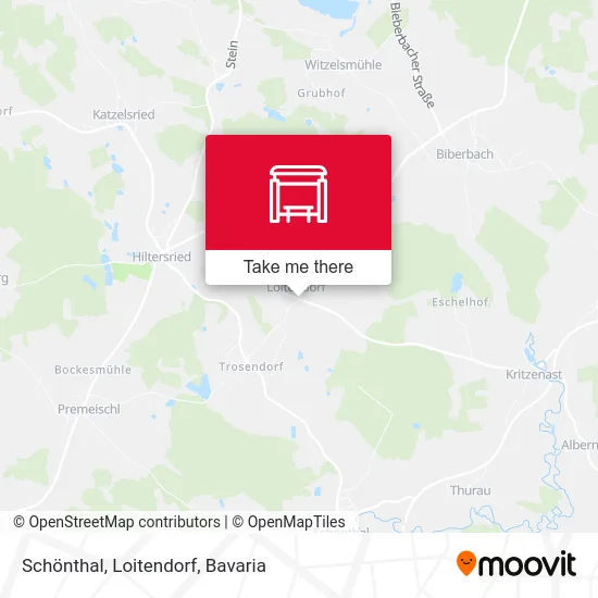 Карта Schönthal, Loitendorf