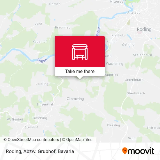 Карта Roding, Abzw. Grubhof