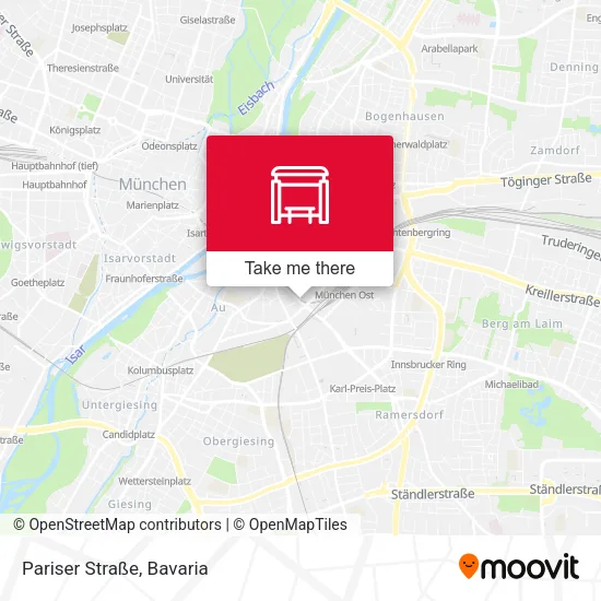 Карта Pariser Straße