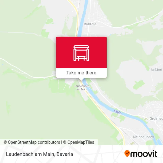 Карта Laudenbach am Main