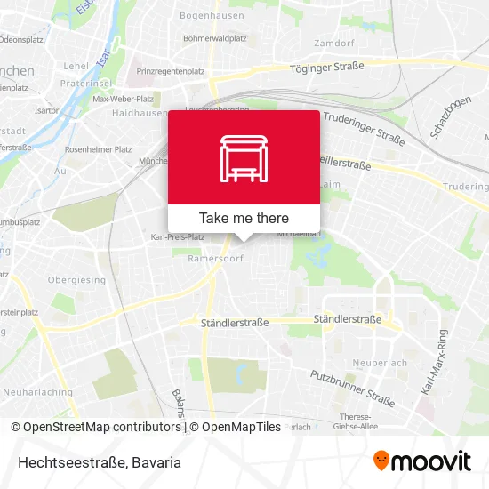Карта Hechtseestraße