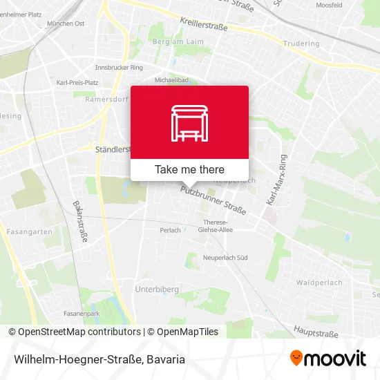 Карта Wilhelm-Hoegner-Straße