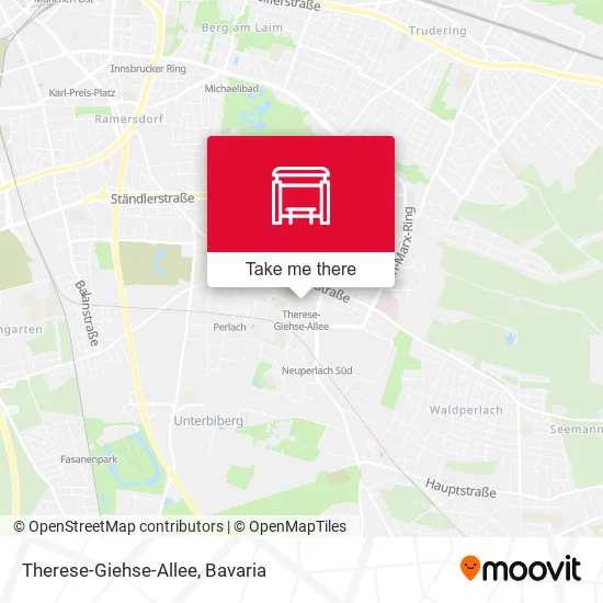 Карта Therese-Giehse-Allee
