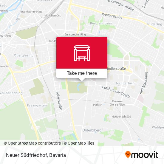 Neuer Südfriedhof map