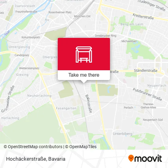 Карта Hochäckerstraße