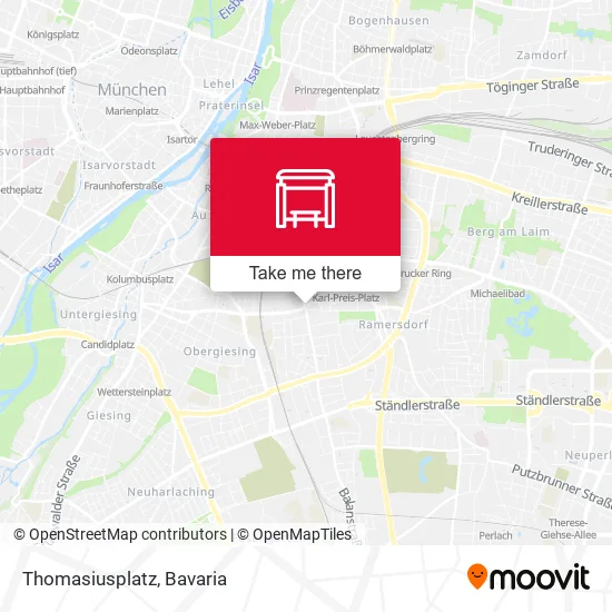 Карта Thomasiusplatz