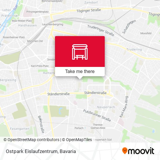 Ostpark Eislaufzentrum map