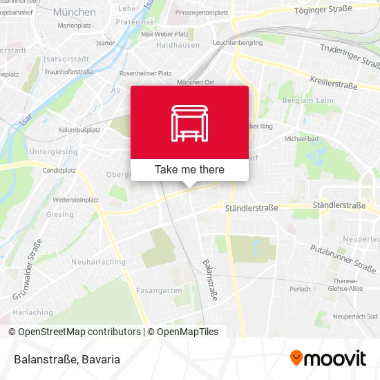 Карта Balanstraße