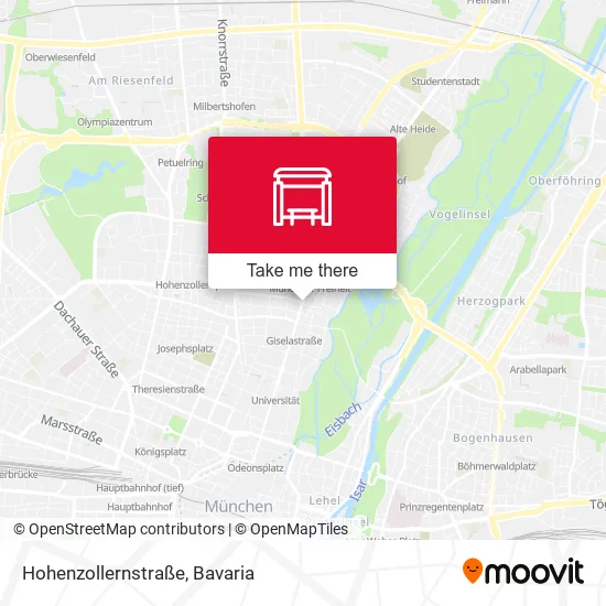 Карта Hohenzollernstraße