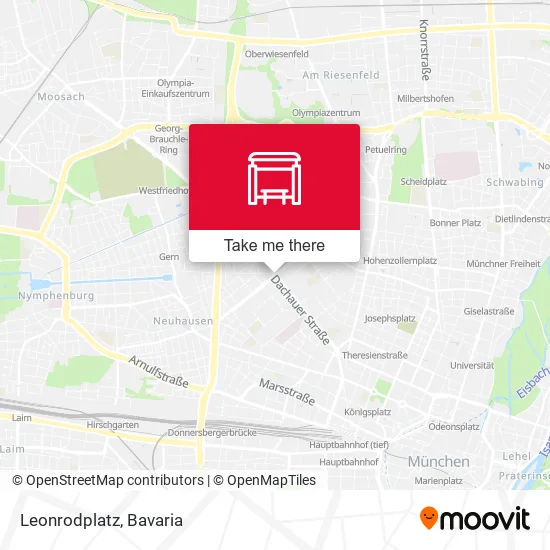 Карта Leonrodplatz