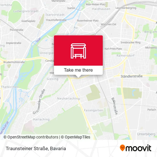 Карта Traunsteiner Straße