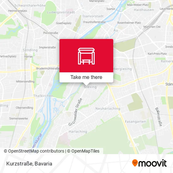 Карта Kurzstraße